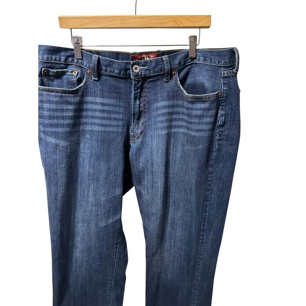 Lucky Brand Jeans Men 38x30 Blue 361 Vintage Straight Dark Wash Denim